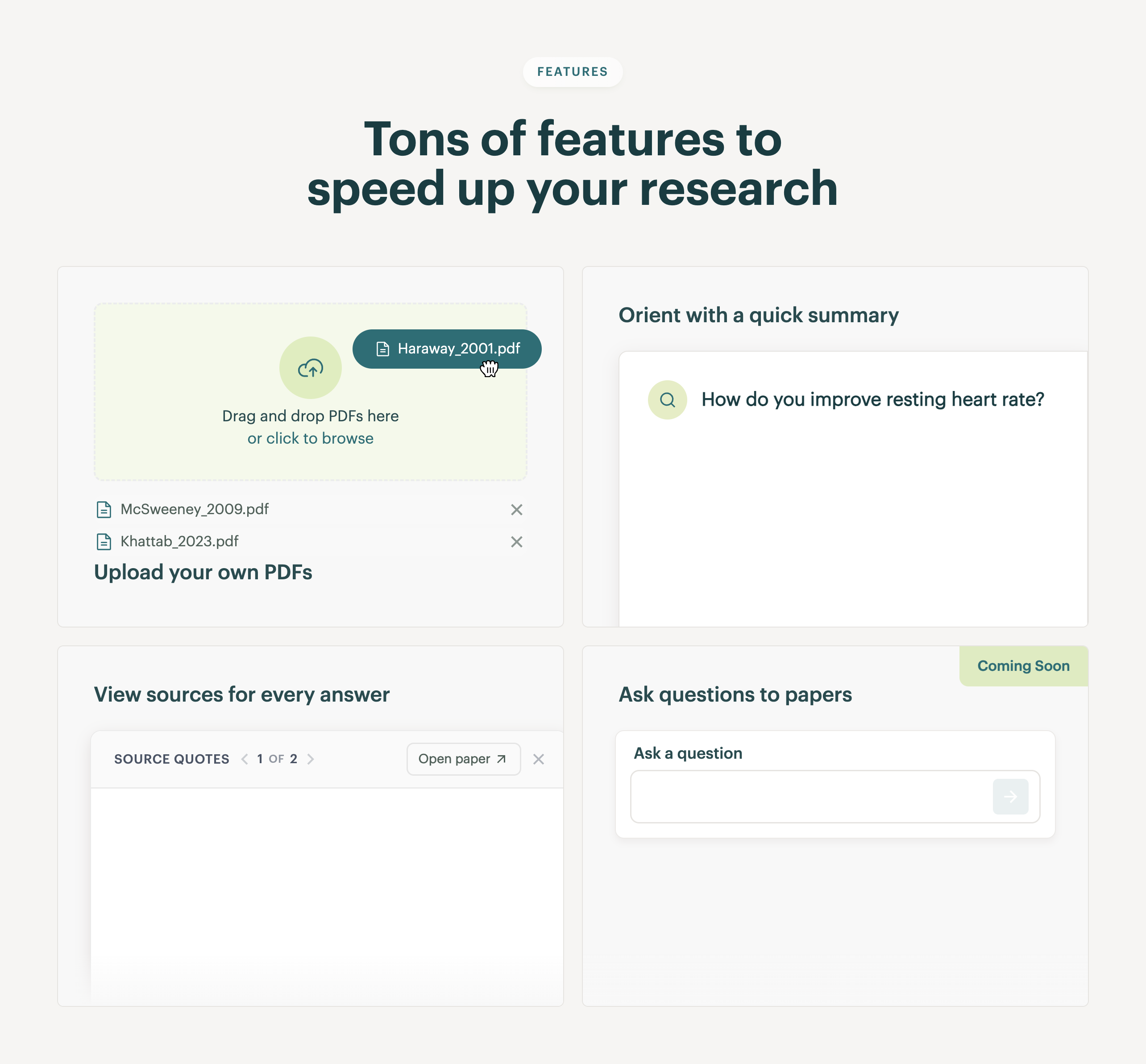 Elicit Bento boxUI component example