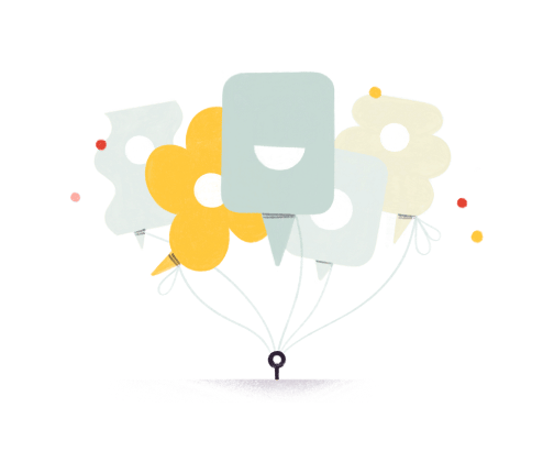 Todoist IllustrationUI component example