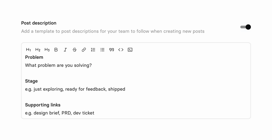 Current
				rich text editor ui component