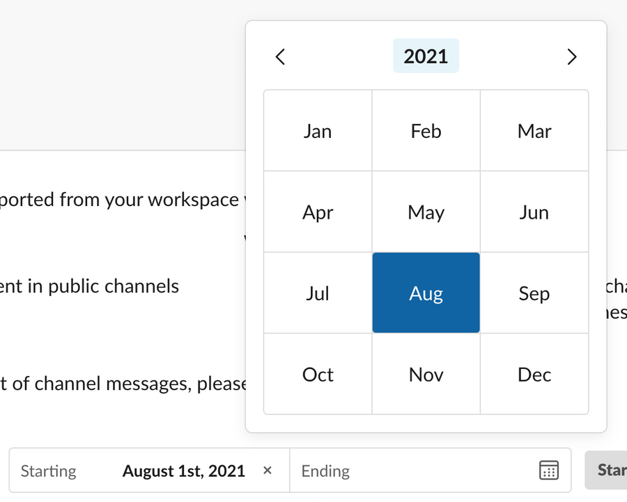 Slack
				datepicker ui component