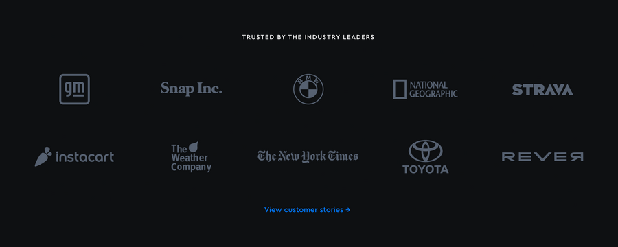 Mapbox
				social proof ui component