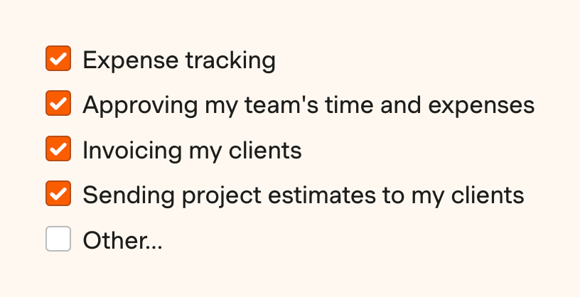Harvest
				checkbox & radio ui component