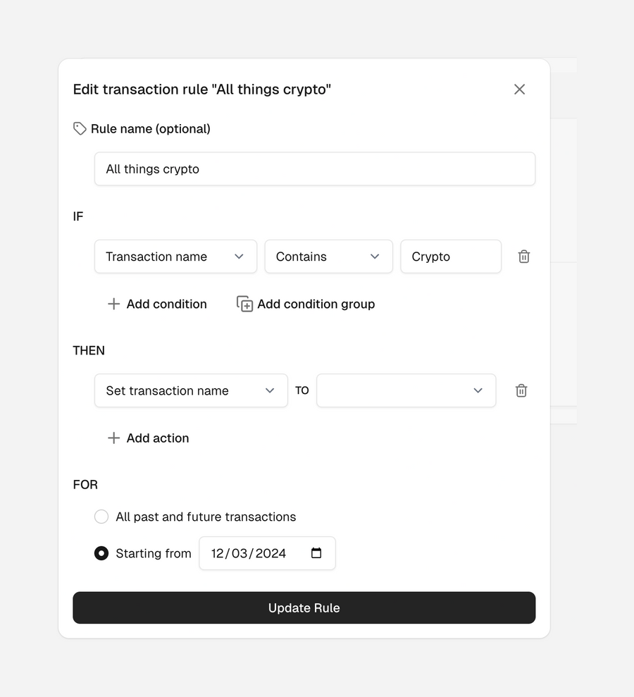 Maybe Finance
				form element ui component
