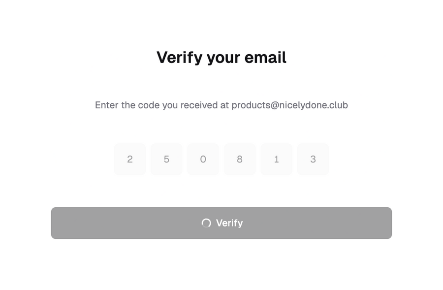 Rayon
				input code ui component