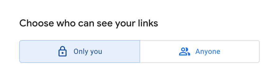 Google Account
				toggle/switch ui component