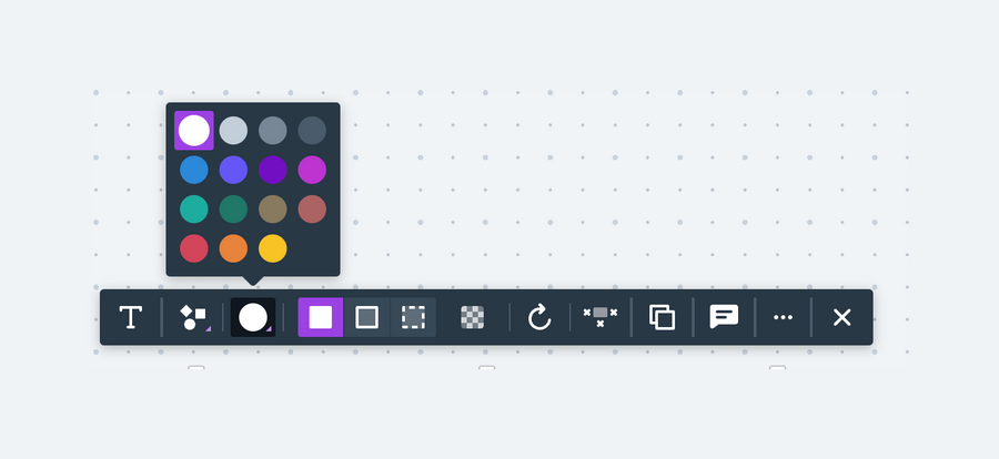 Whimsical
				color picker ui component