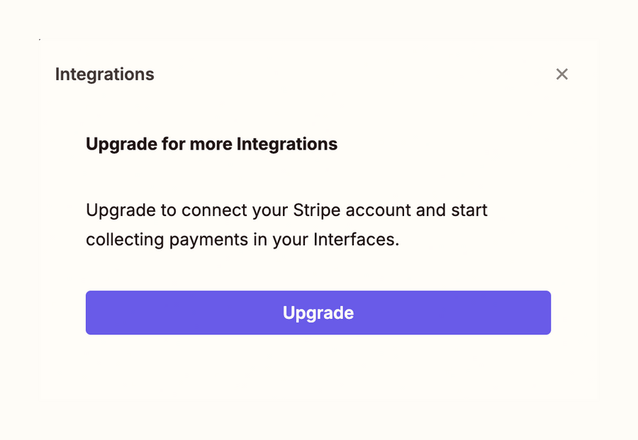 Zapier
				upgrade your plan ui component