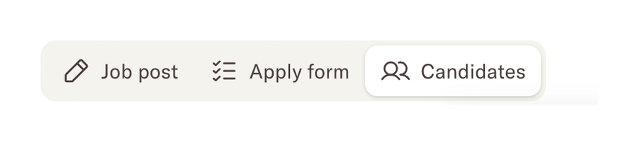 Homerun
				segmented control ui component