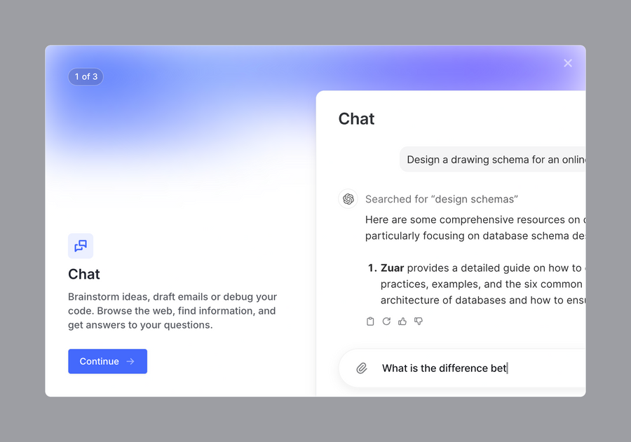Langdock
				progress indicator ui component