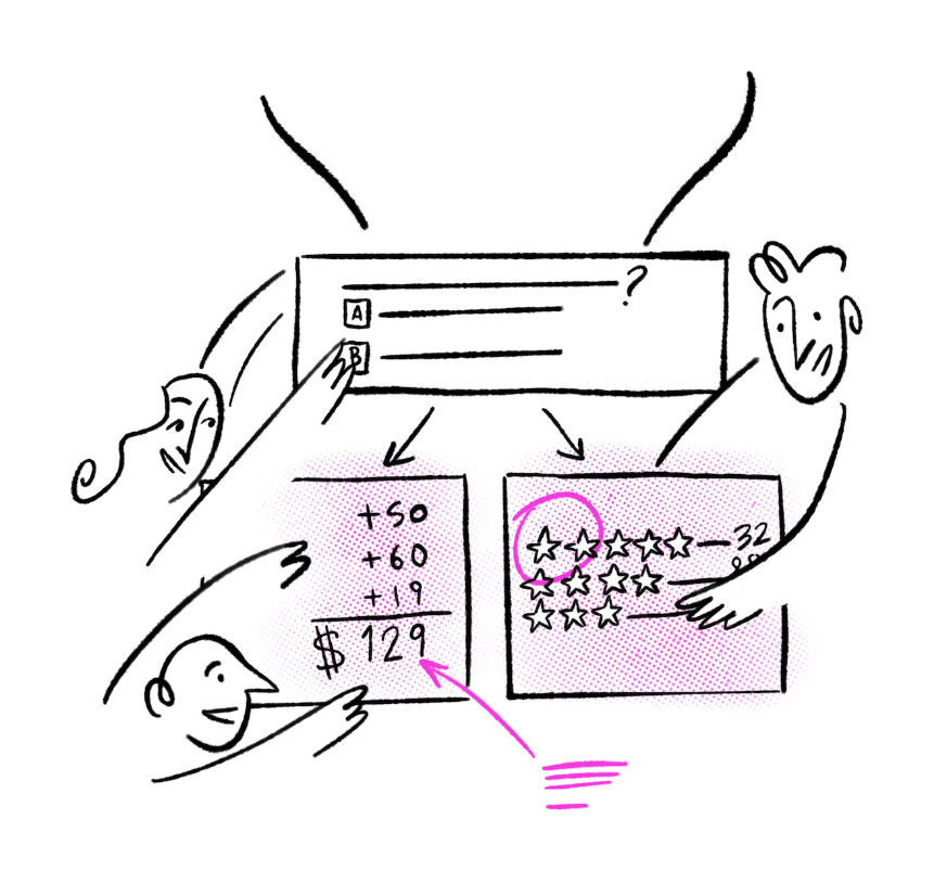 Tally
				illustration ui component