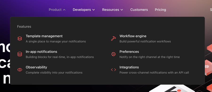 Knock
				dropdown menu ui component