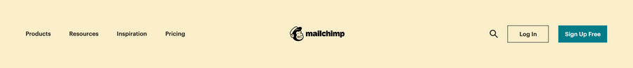 Mailchimp
				header ui component