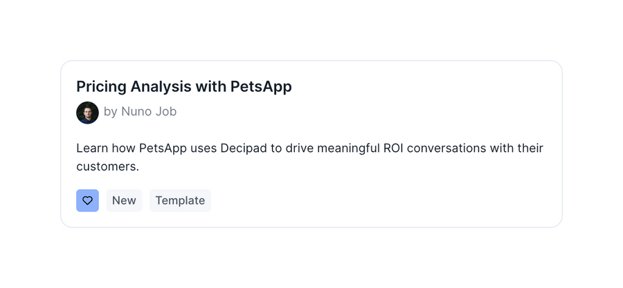 Decipad
				card ui component