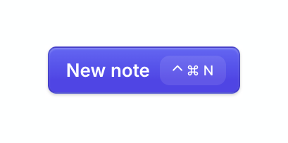 Reflect
			call to action keyboard shortcuts ui component
