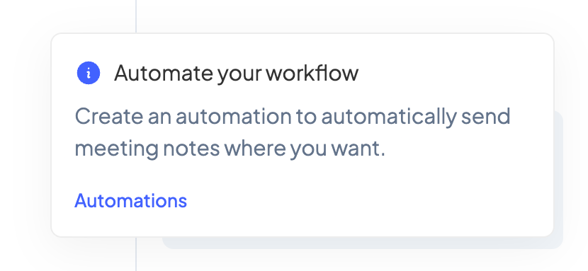 Circleback
			automation workflow ui component