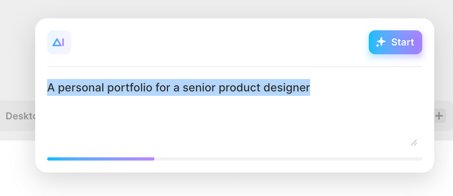 Framer
				artificial intelligence ui component
