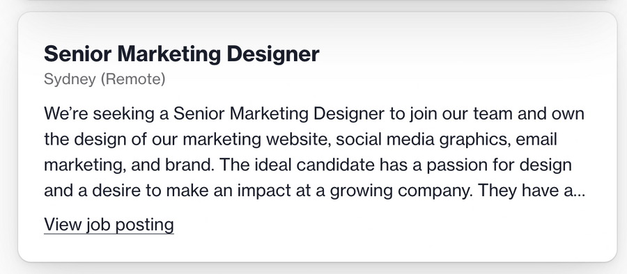 Ortto
				card ui component