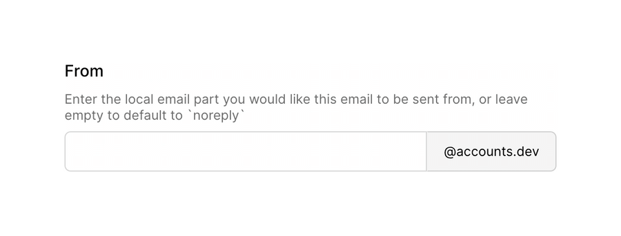 Clerk
				input text ui component