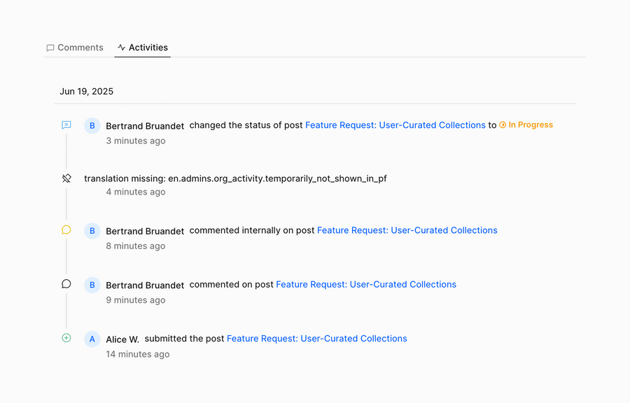 FeatureOS
				timeline & history ui component