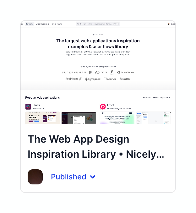 Arcade
				card ui component