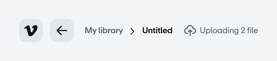 Vimeo
				breadcrumb ui component