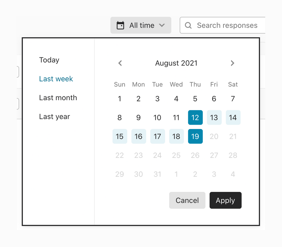 Typeform
				datepicker ui component