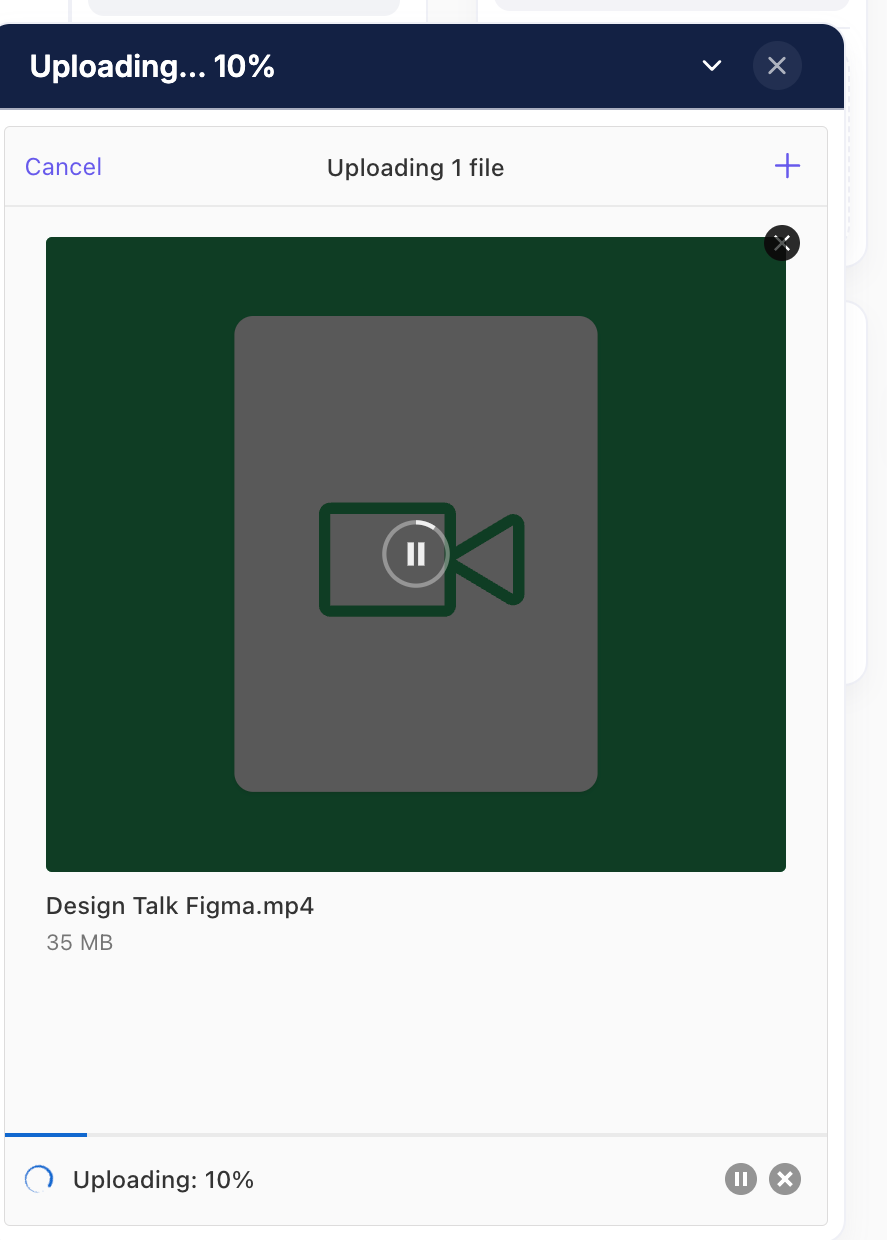 Gumlet
				file upload input ui component
