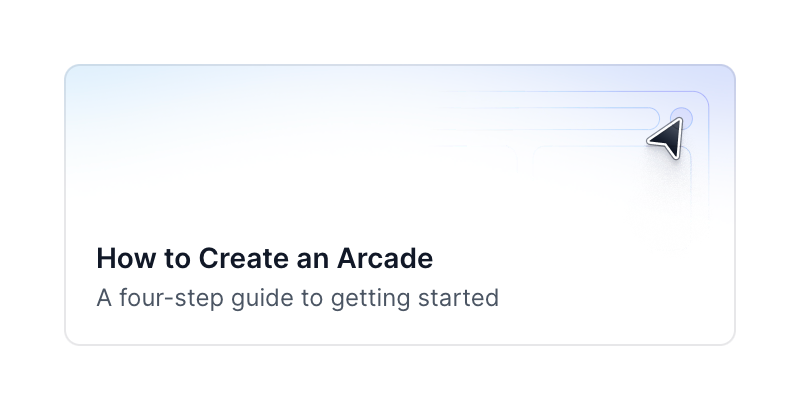 Arcade
				card ui component
