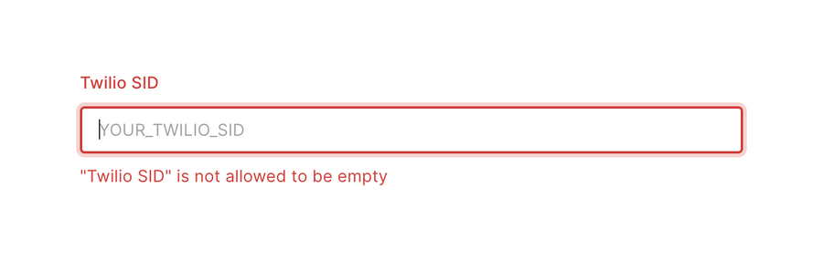 Auth0
				input text ui component