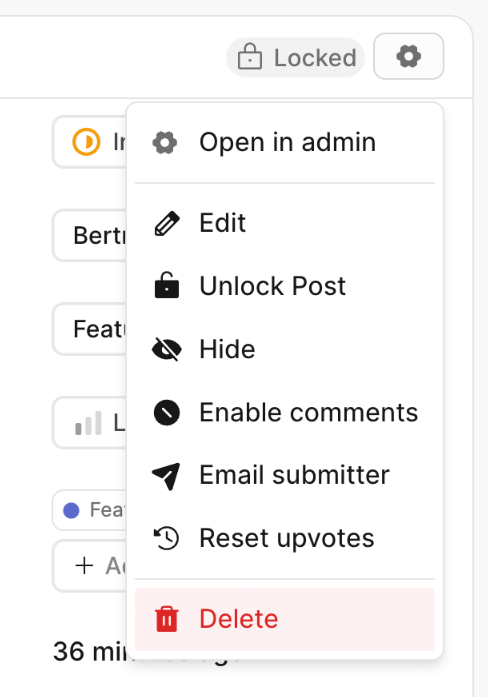 FeatureOS
				dropdown menu ui component