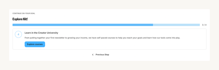 Kit
				progress indicator ui component