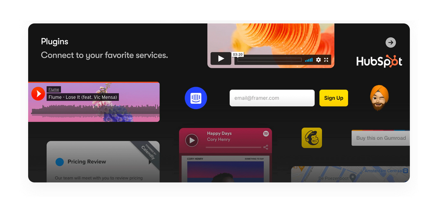 Framer
				illustration ui component