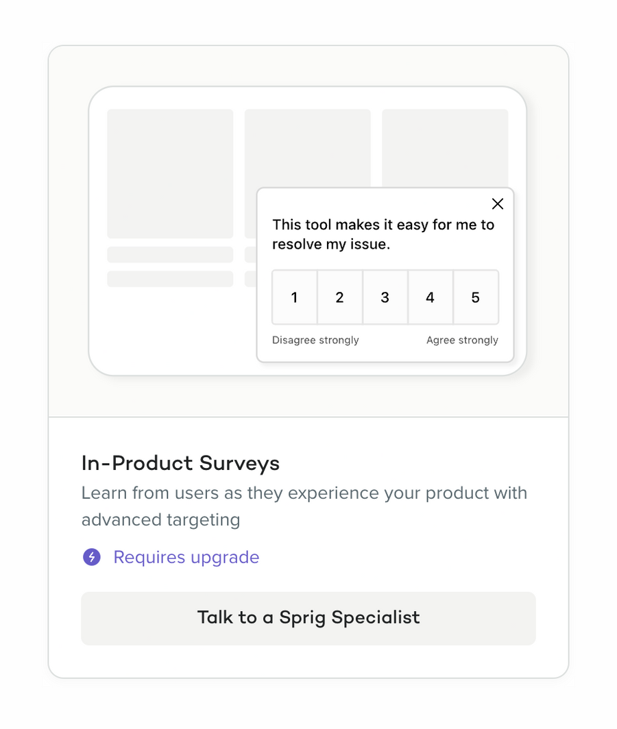 Sprig
				card ui component