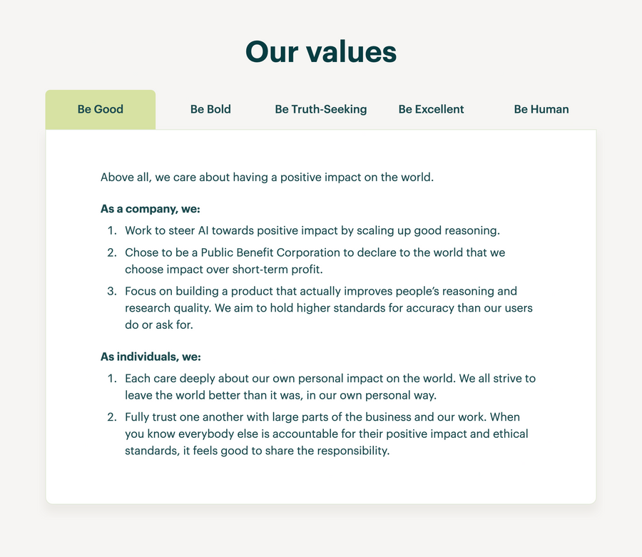 Elicit
				tabs ui component