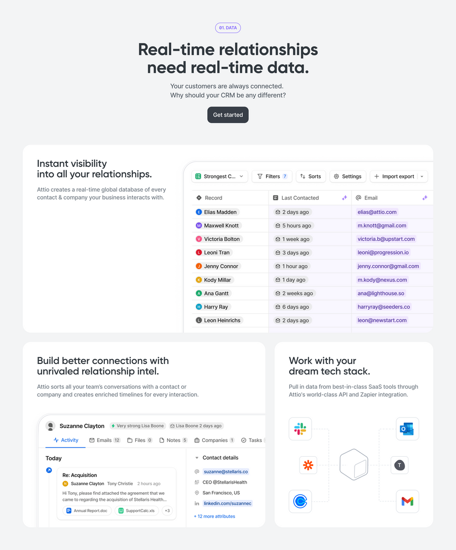 Attio
				bento box ui component