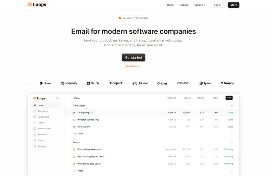 Loops
			dashboard table campaign management ui component