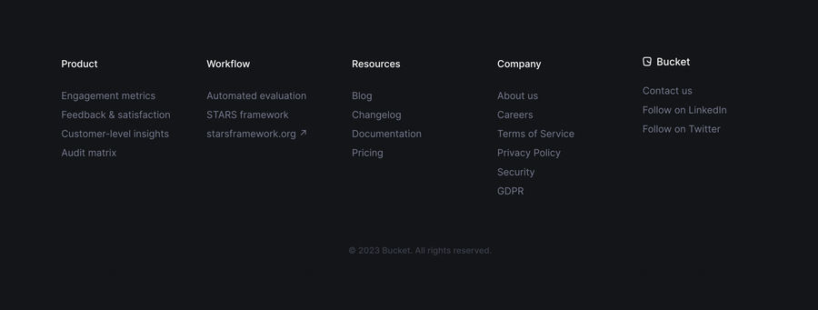 Bucket
				footer ui component