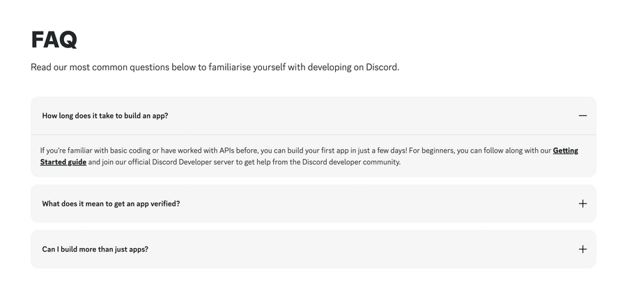 Discord
				accordion ui component