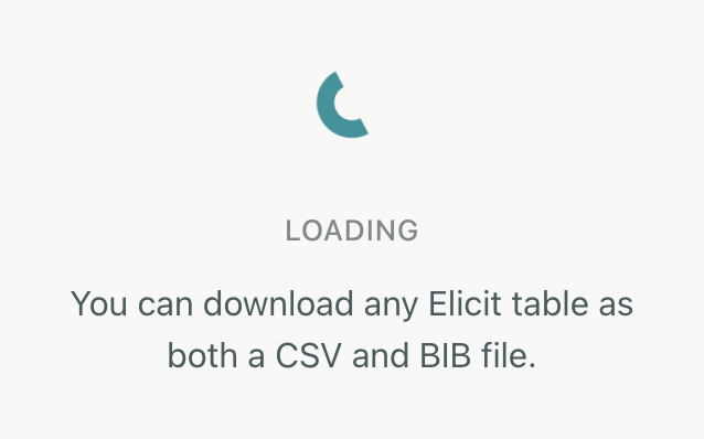Elicit
			progress indicator loading ui component