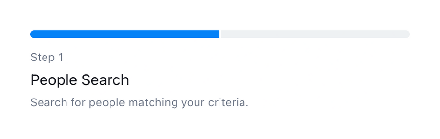 Clay
				progress indicator ui component