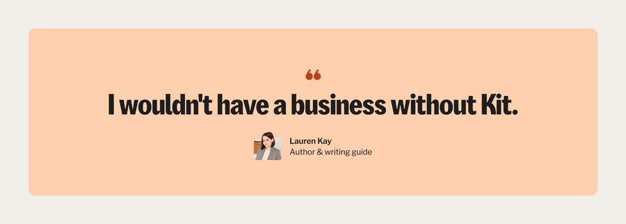 Kit
				testimonial ui component