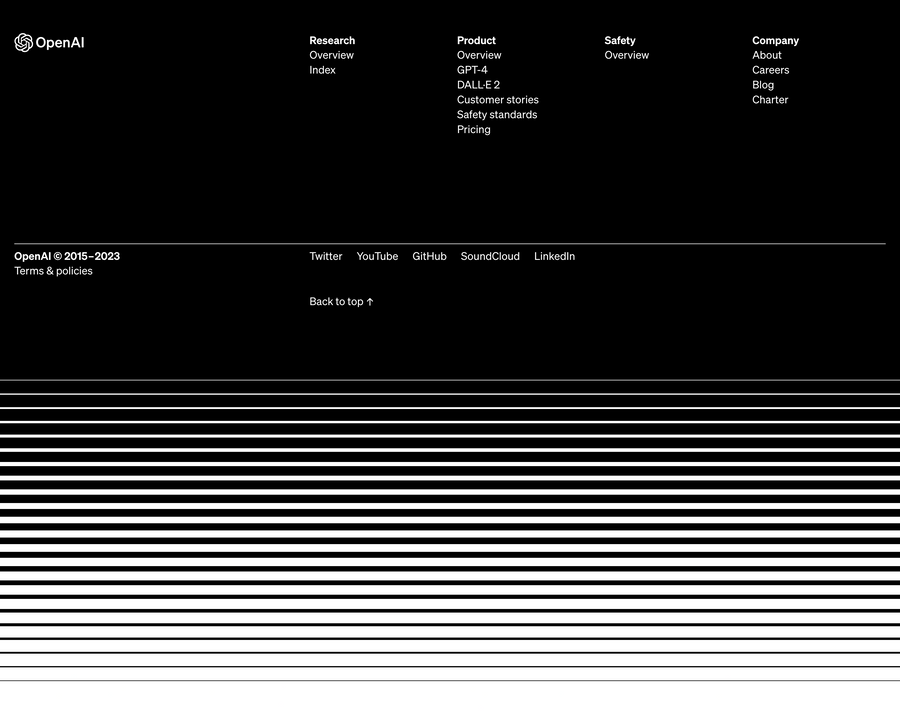 OpenAI
				footer ui component