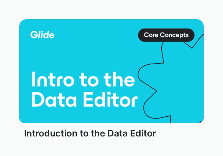 Glide
				card ui component
