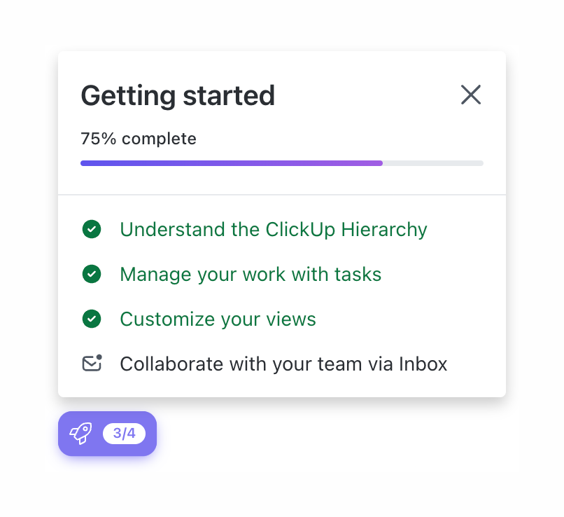 ClickUp
				progress indicator ui component