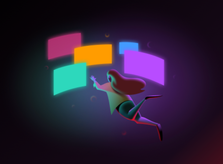 Netflix
				illustration ui component