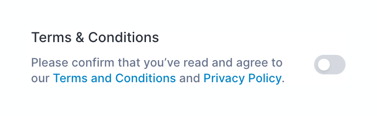 Daybridge
				toggle/switch ui component