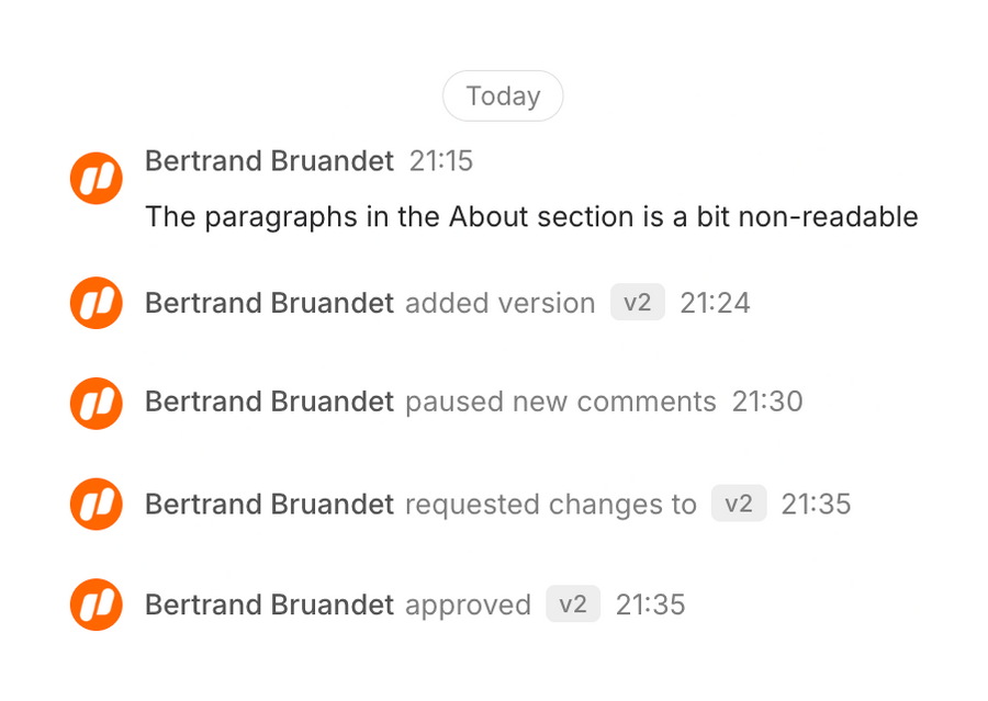 Workflow
				timeline & history ui component