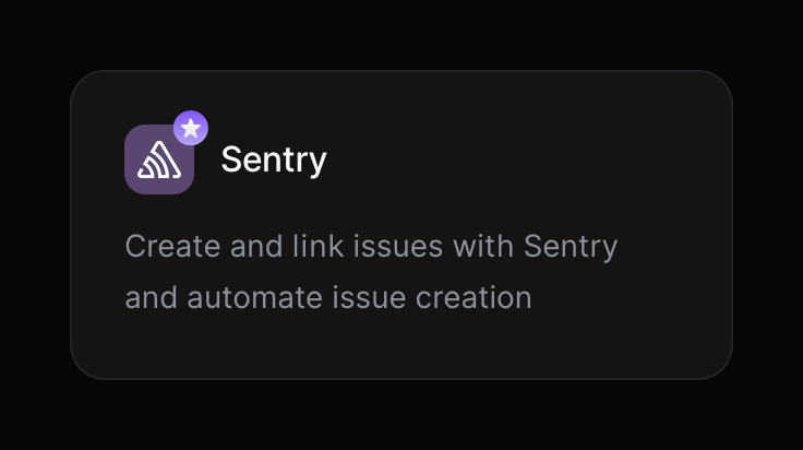 Linear
				card ui component