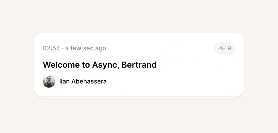 Async
				card ui component