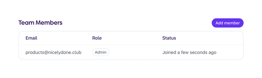 Evervault
				table ui component